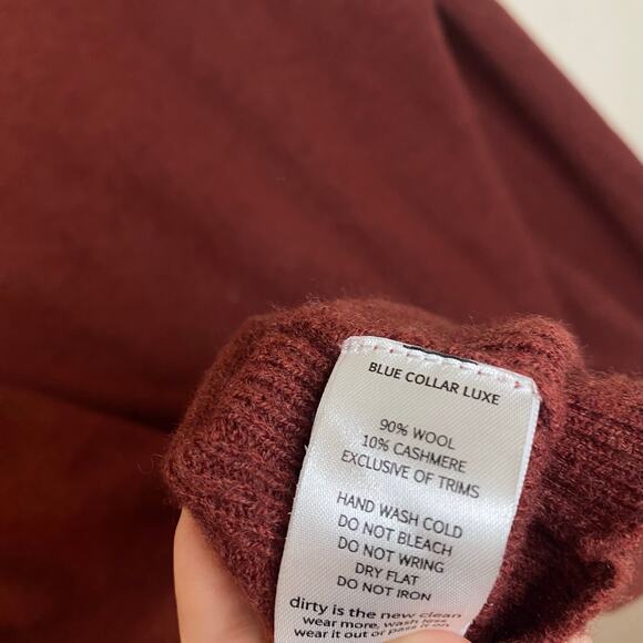 Horny Toad Lot Of Two Mens Wool/Cashmere Sweaters Gray Maroon Size XL - Picture 4 of 9